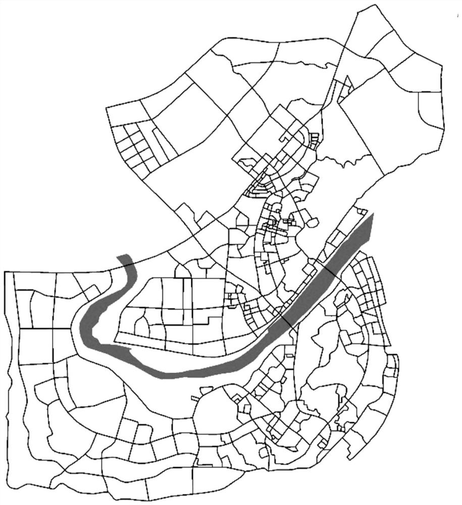 POI-based urban air traffic flight vehicle take-off and landing site selection method