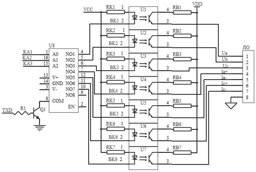 Metering device construction acceptance commissioning detection device and detection method thereof