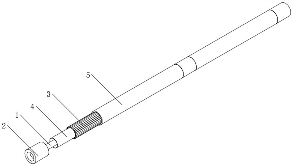 Multi-section fireproof cable