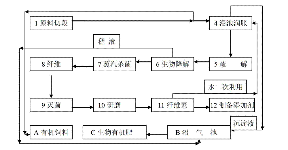 Composite flora for biological preparation of cellulose additive, and applications thereof