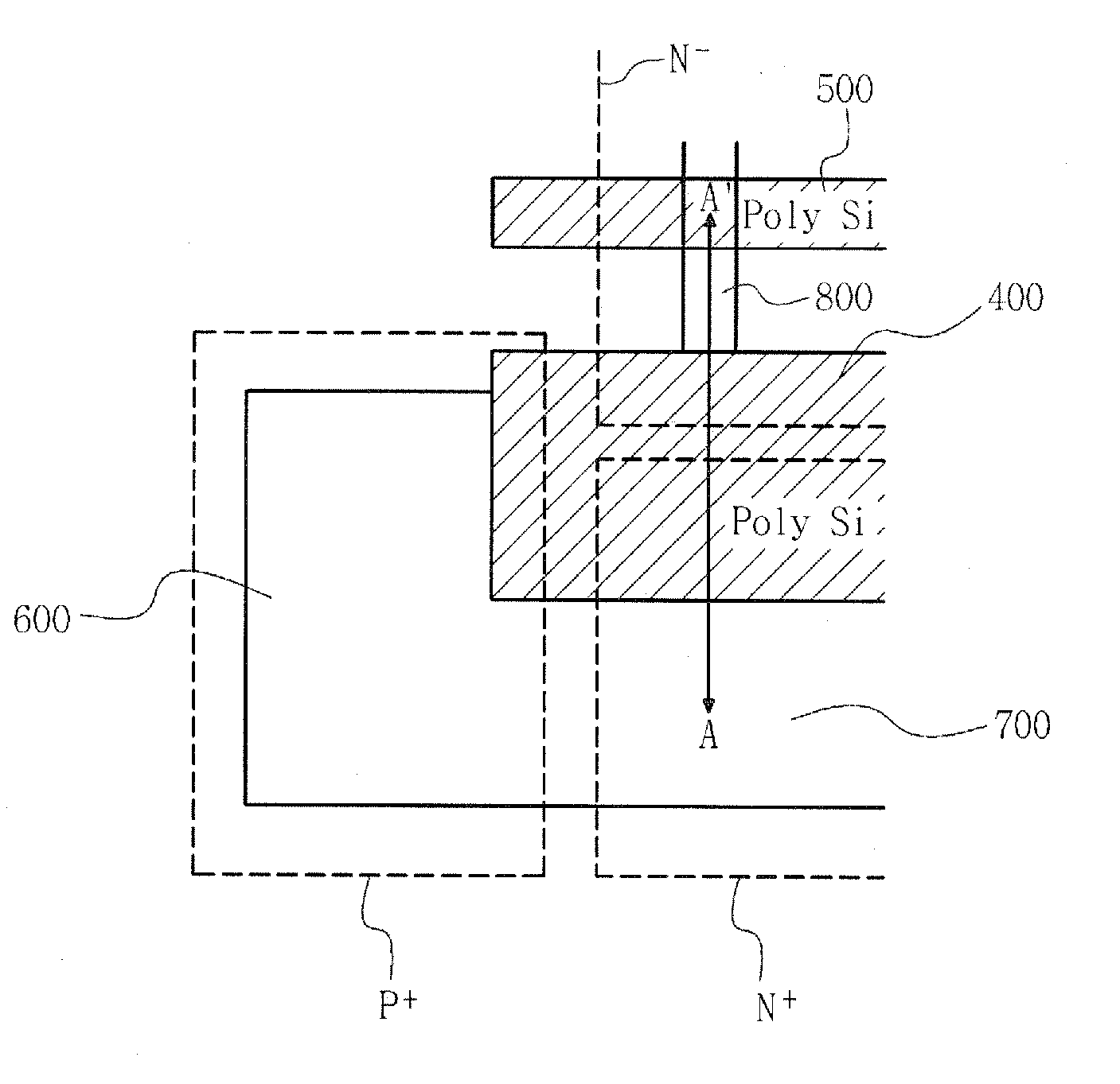 Body biasing structure of soi