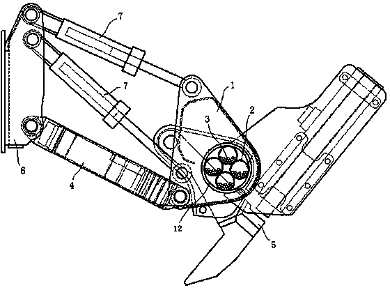 Vibration damper of impact type scarifier