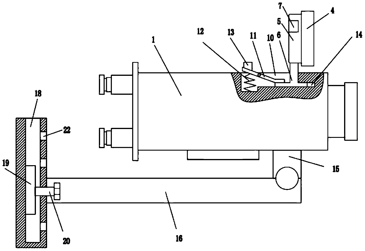 A mining intrinsic safety type optical fiber camera