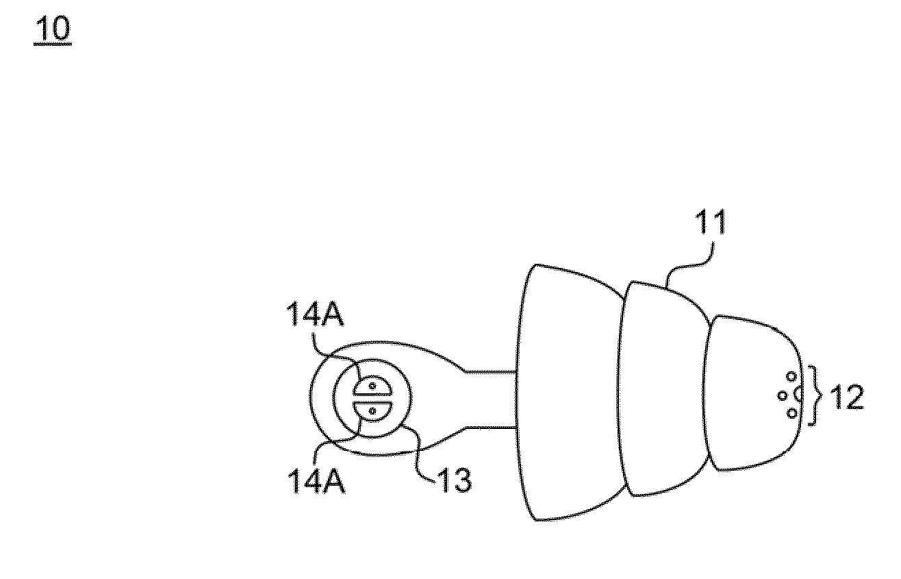 Wearable wireless ear plug for providing a downloadable programmable personal alarm and method of construction