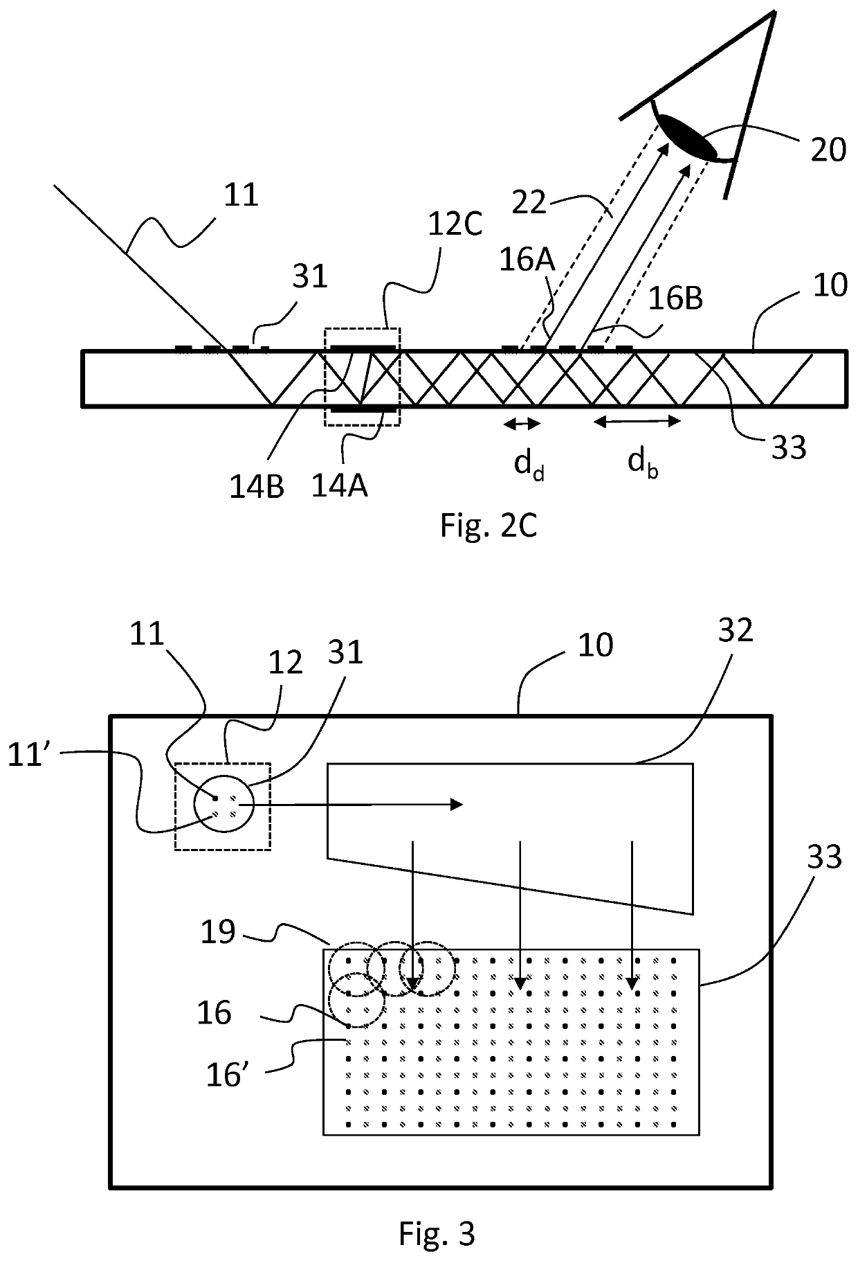 Diffractive waveguide element and diffractive waveguide display