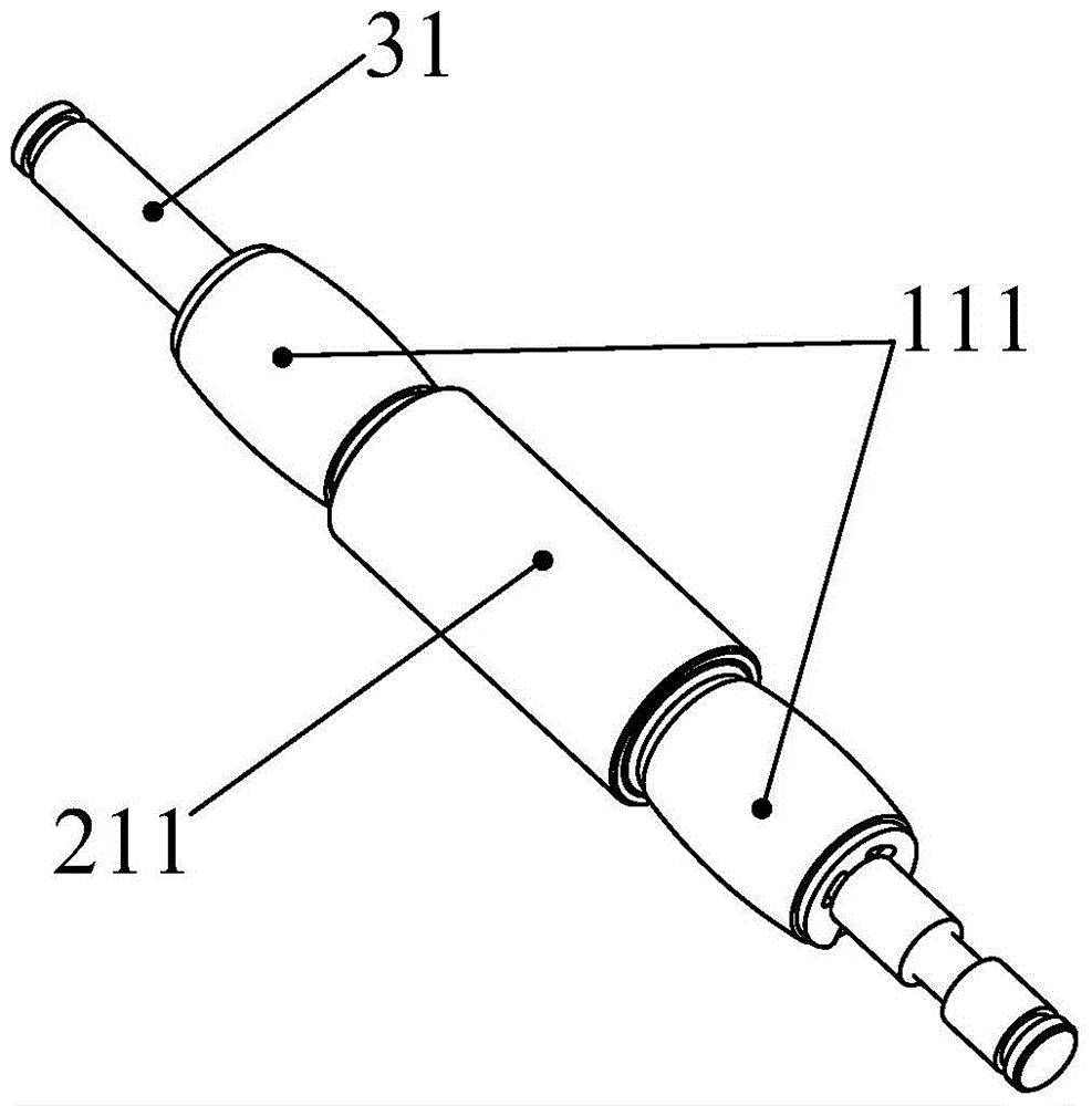 A sheet medium conveying device