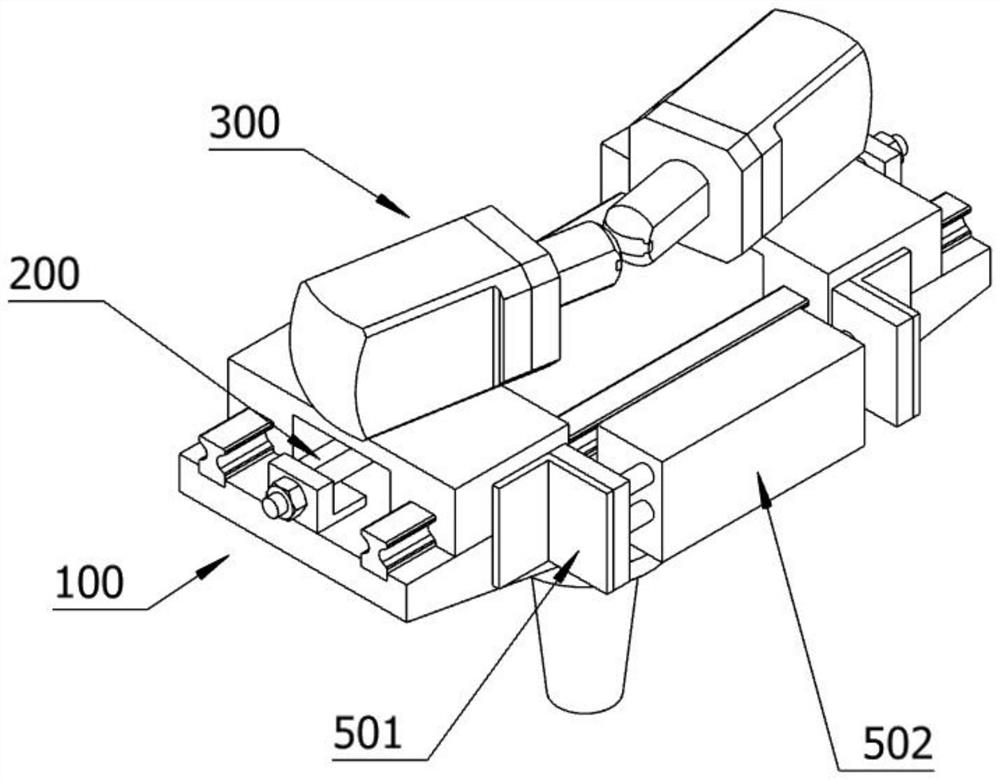 Metal surface ultrasonic machining device and machining method