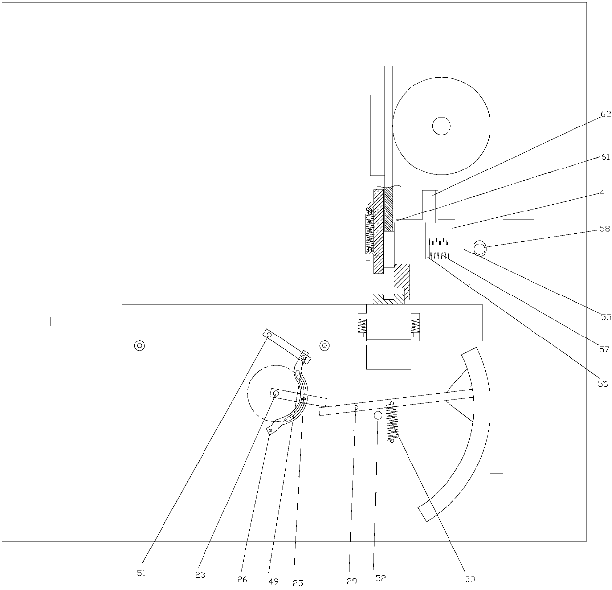 Intelligent continuous assembly blanking device