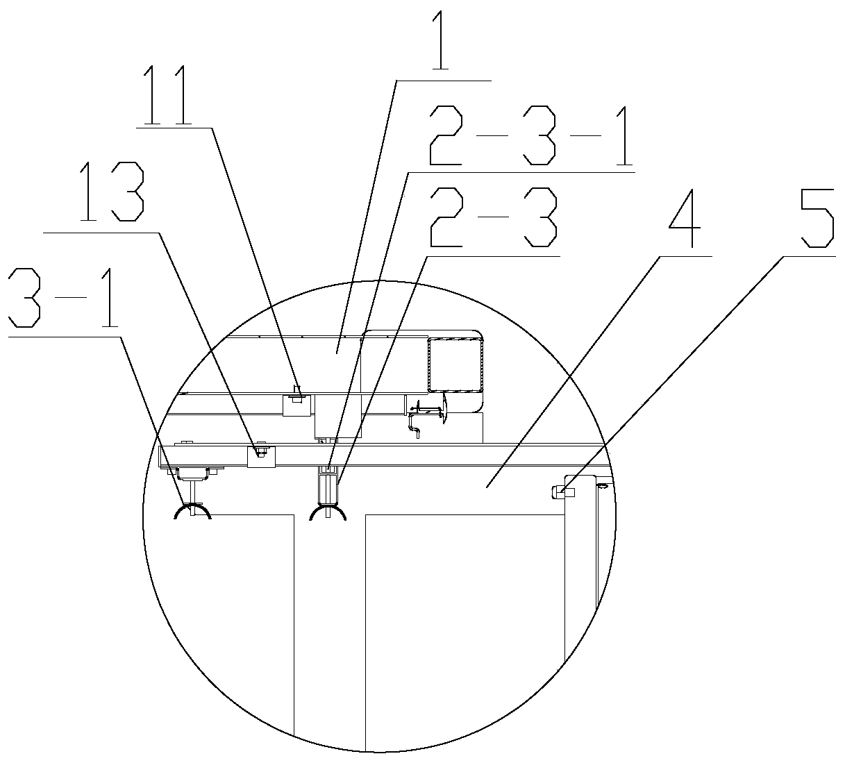 Multistage drawing type photovoltaic panel wiring structure