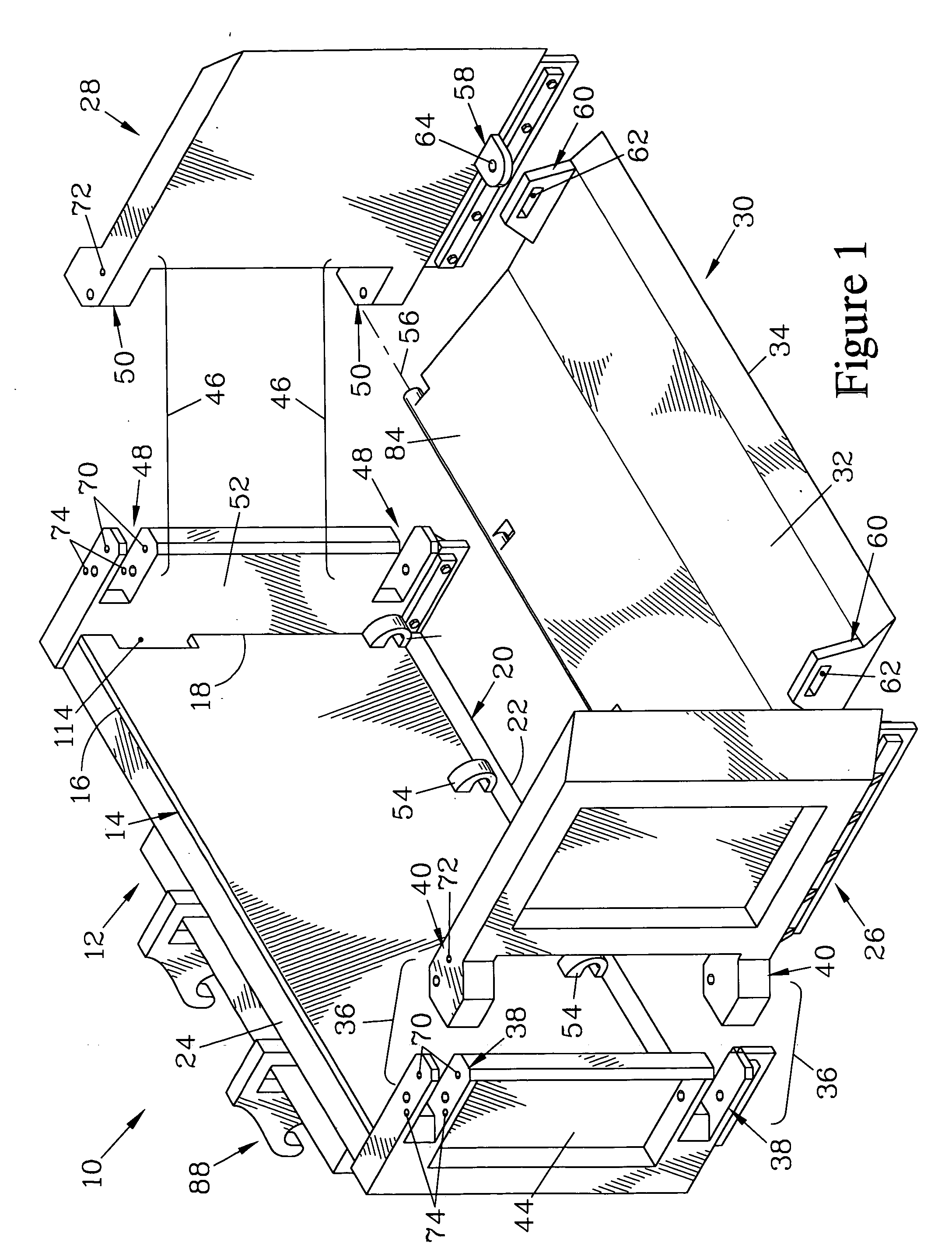 Material moving pusher/bucket