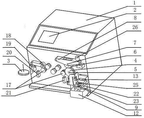 Automatic chain cut-off machine