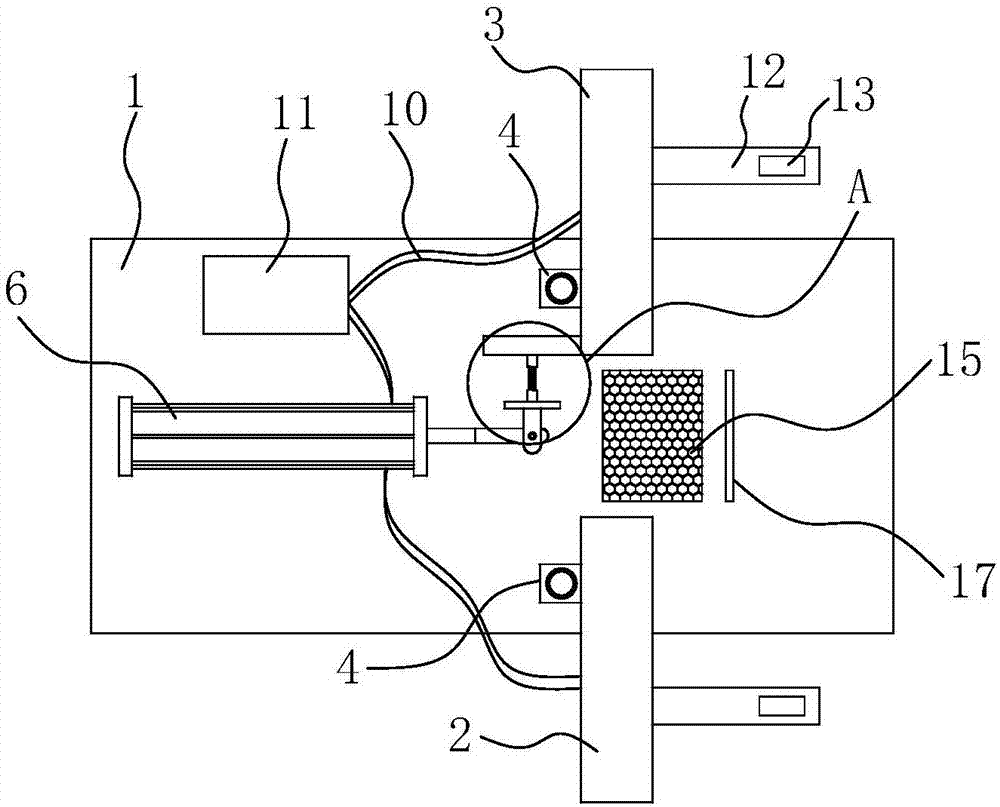 Elbow joint function rehabilitation device with medicine applying function