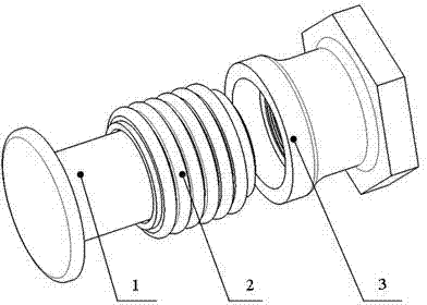 Flexile technical quick-change adapting piece and connection method