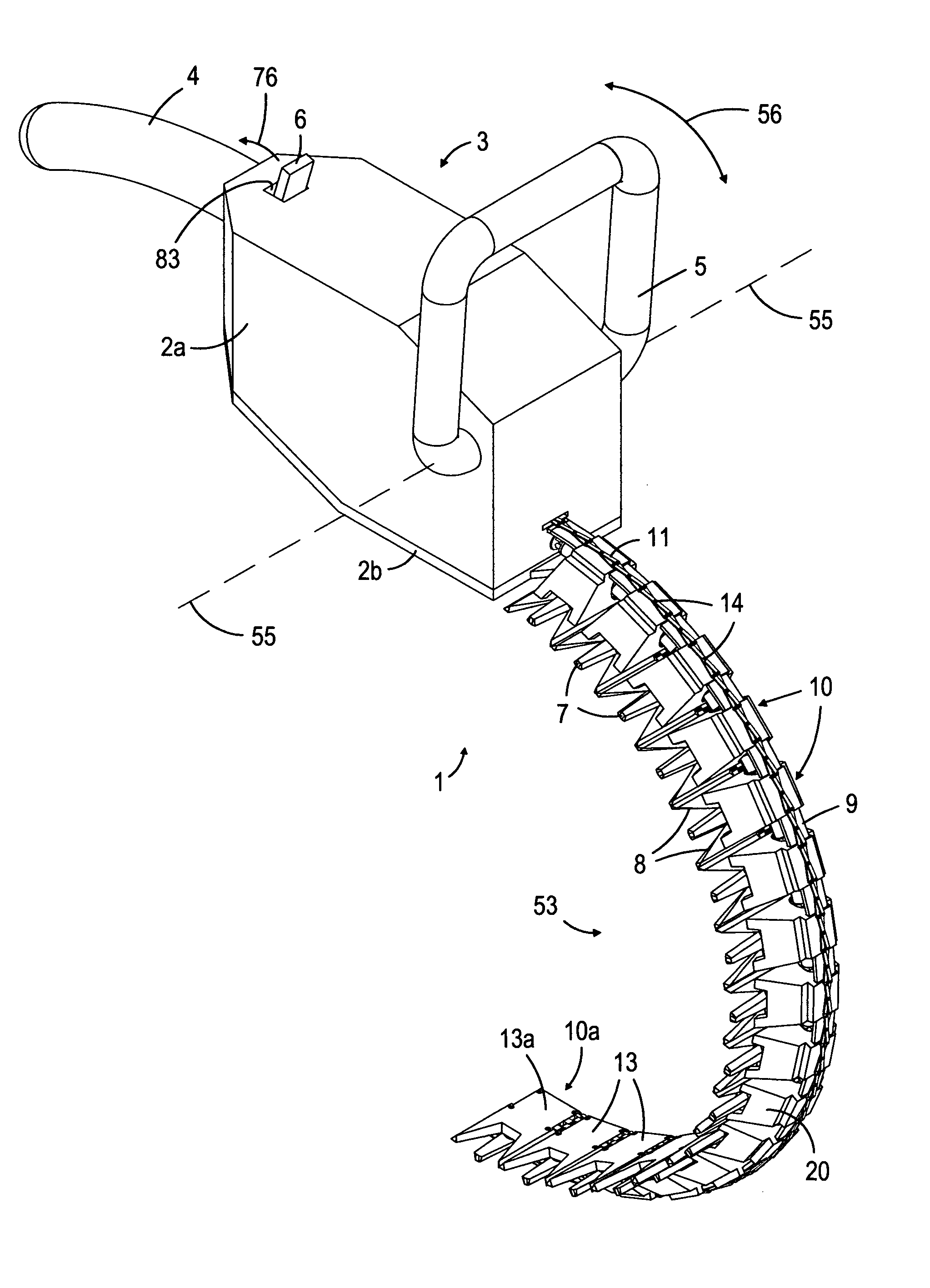 Foliage trimmers with adjustable curvature of cutting sections