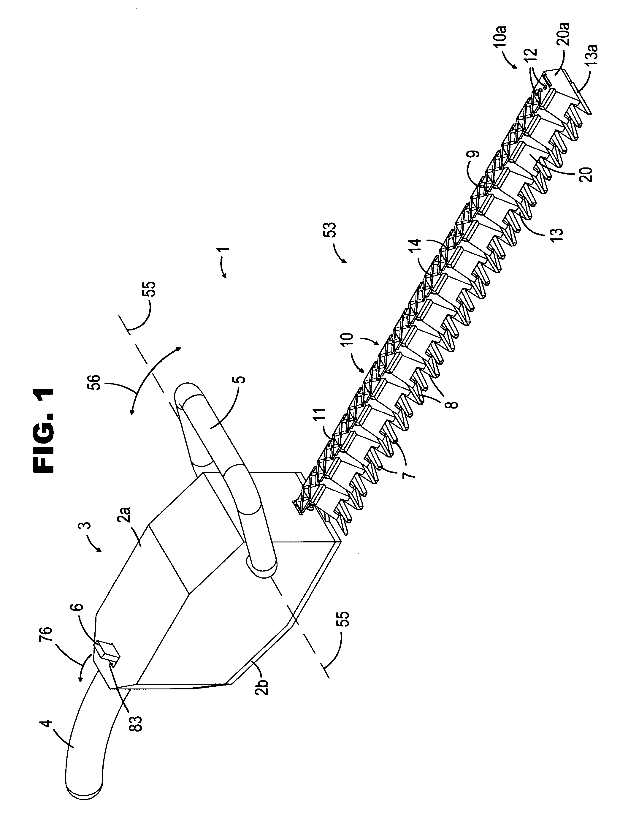 Foliage trimmers with adjustable curvature of cutting sections