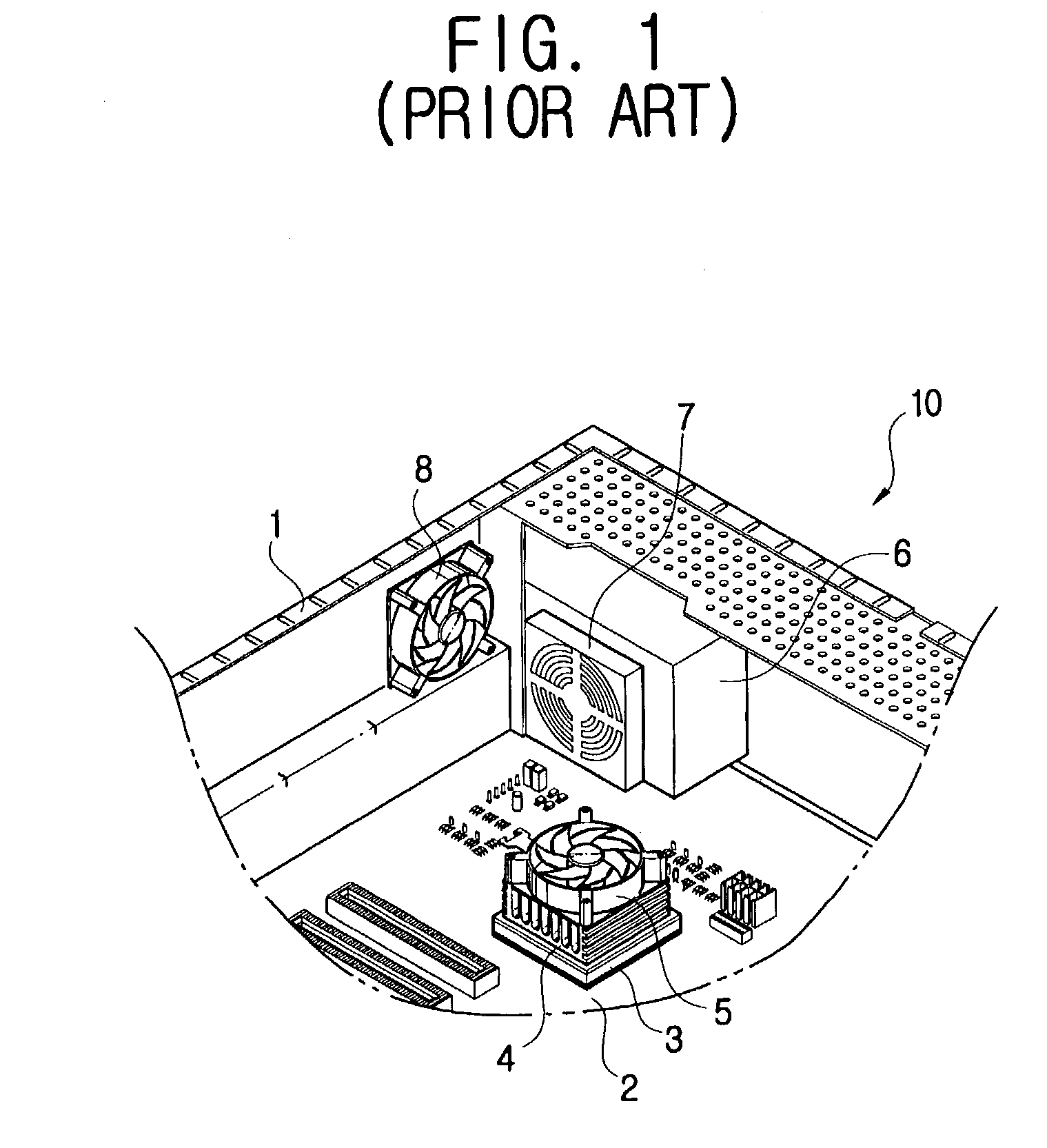 Computer main body cooling system