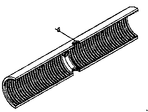 Stretchable quick stress compensation type steel frame connection structure