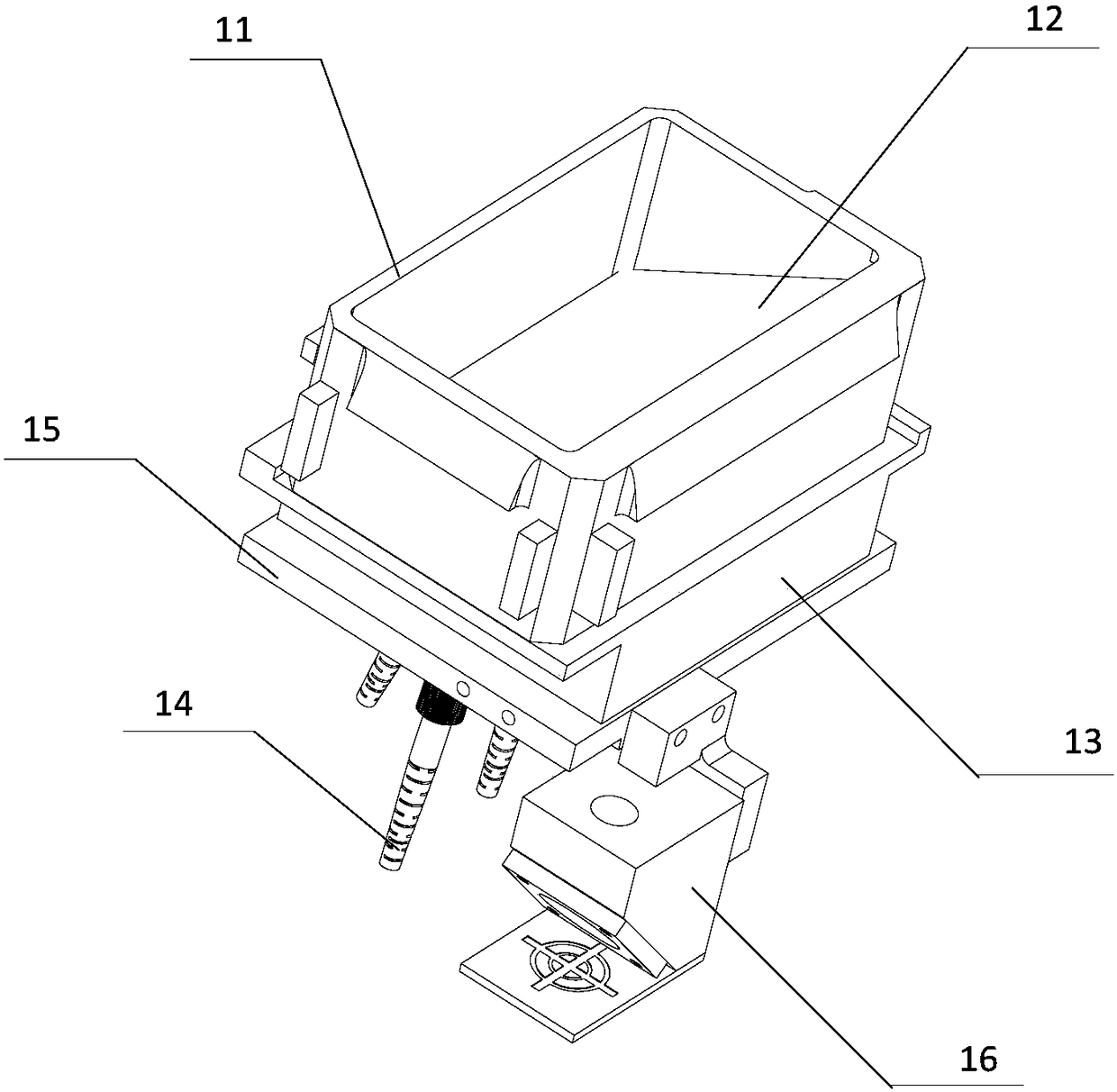 Multiple distance point laser three dimensional close-shot imaging simulation device and simulation method