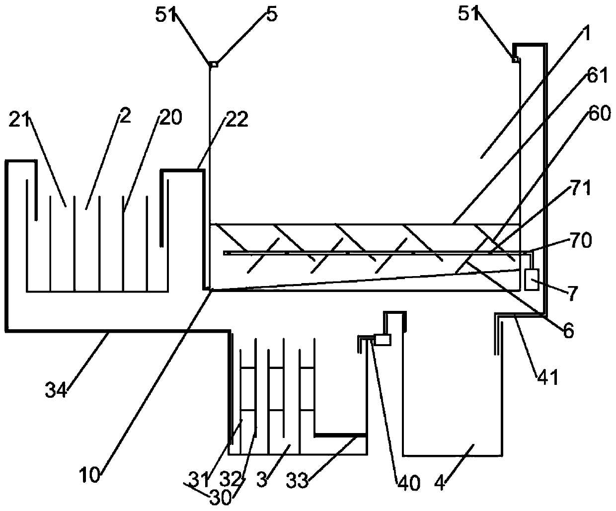 Recirculation culture method of Penaeus vannamei