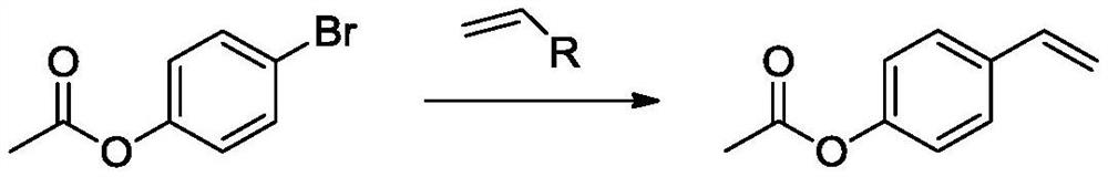 Synthetic method of p-acetoxystyrene