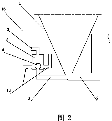 Bypass type water-saving toilet bowl achieving effect of one-way valve through flow change