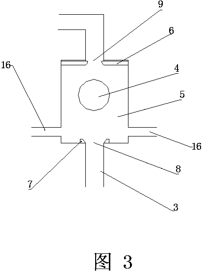 Bypass type water-saving toilet bowl achieving effect of one-way valve through flow change