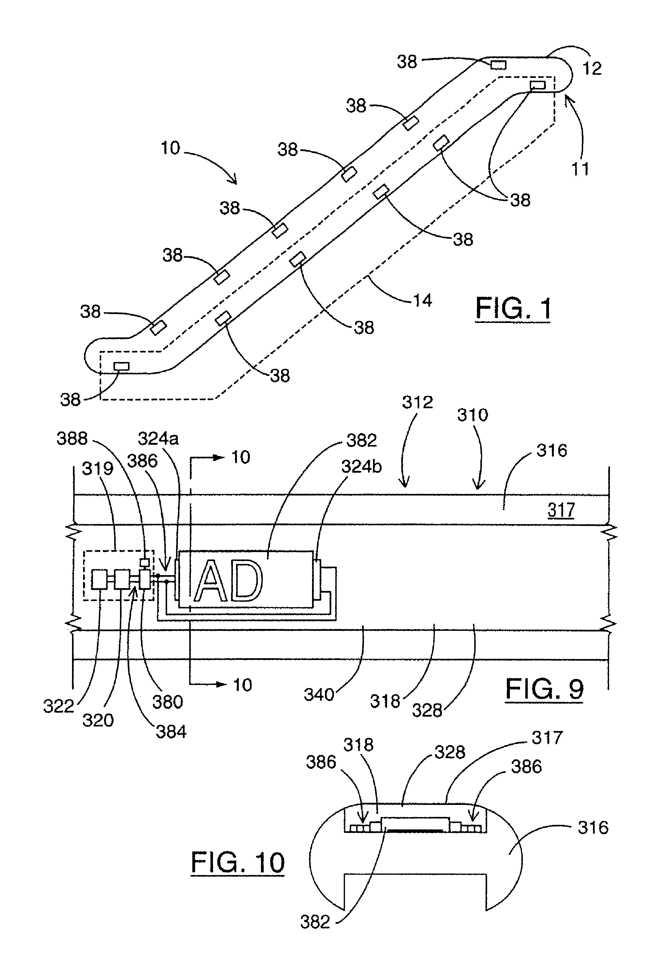 Illumination system for escalator handrails