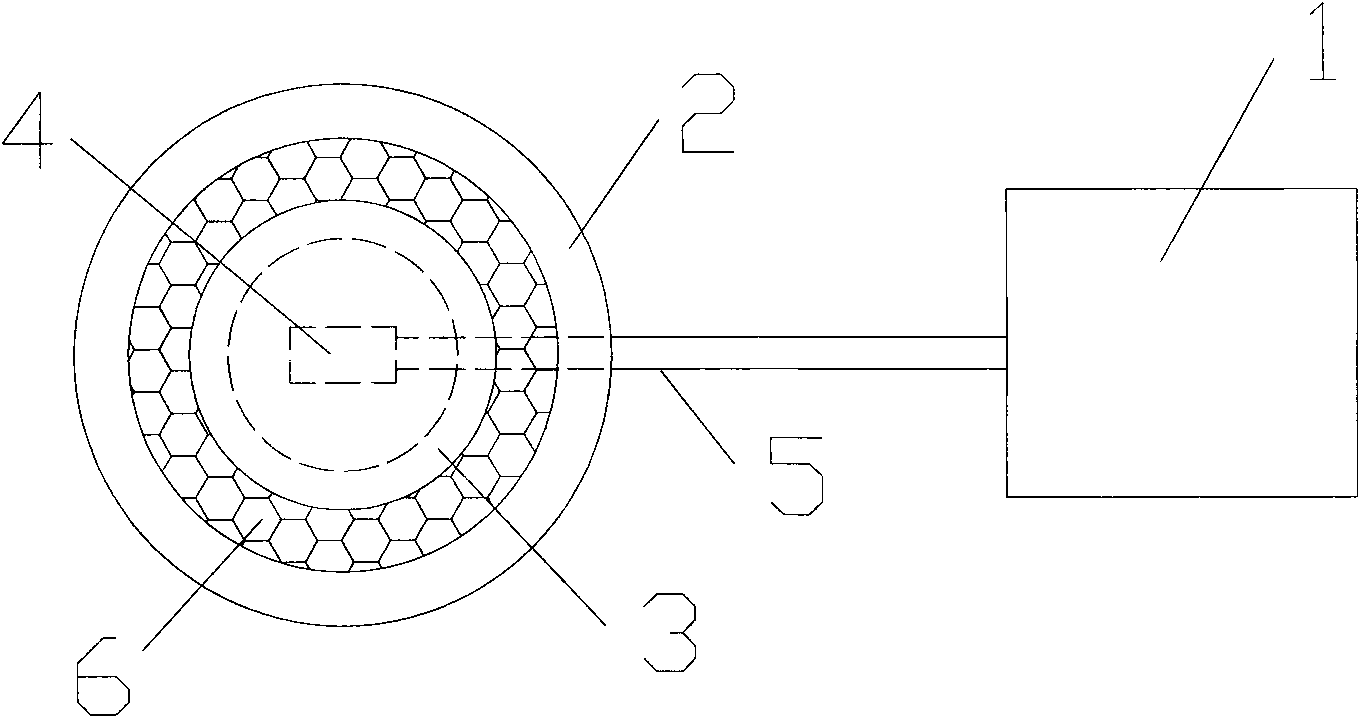 Test method and test device of confining pressure in steel tube concrete