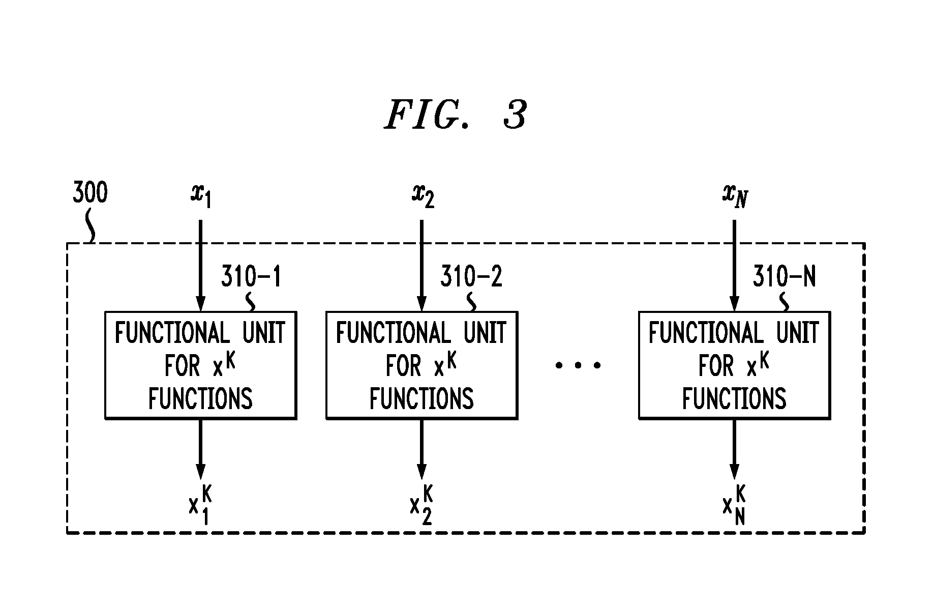 Digital signal processor having instruction set with an x<sup>K </sup>function using reduced look-up table