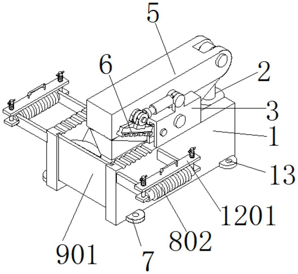 Cold shearing device and process for finish-rolled deformed steel bars