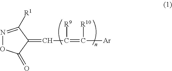 Colored composition and image display structure