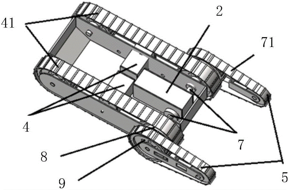 Robot suitable for long and narrow tunnel autonomous obstacle avoidance