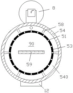 Tea drying device capable of quickly blowing, drying and preventing dust