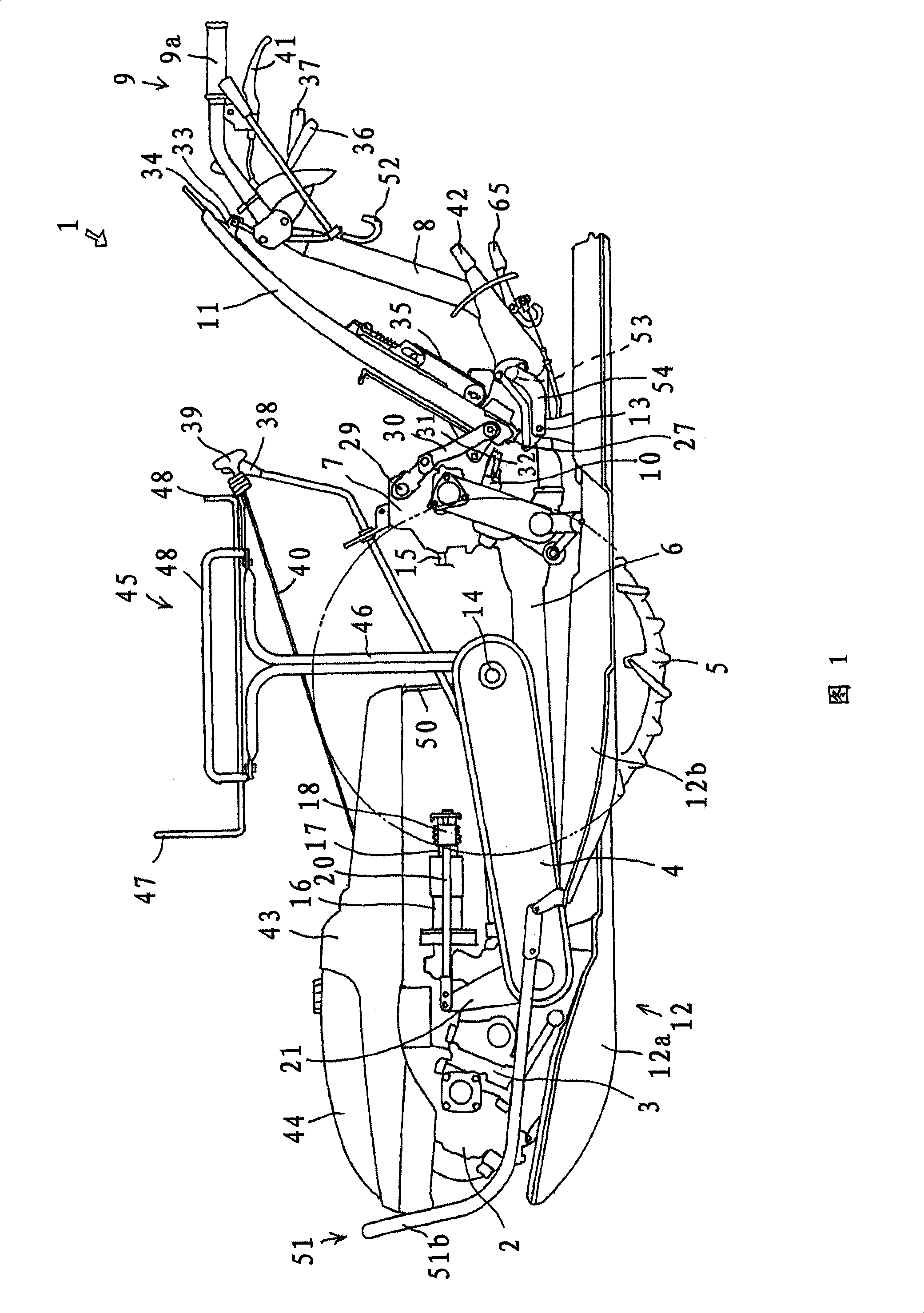 Running vehicle body