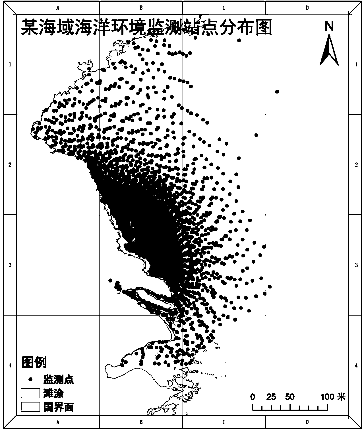 Space sampling method oriented to multisource marine environmental monitoring data