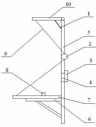 Multi-functional burglary-resisting balcony window