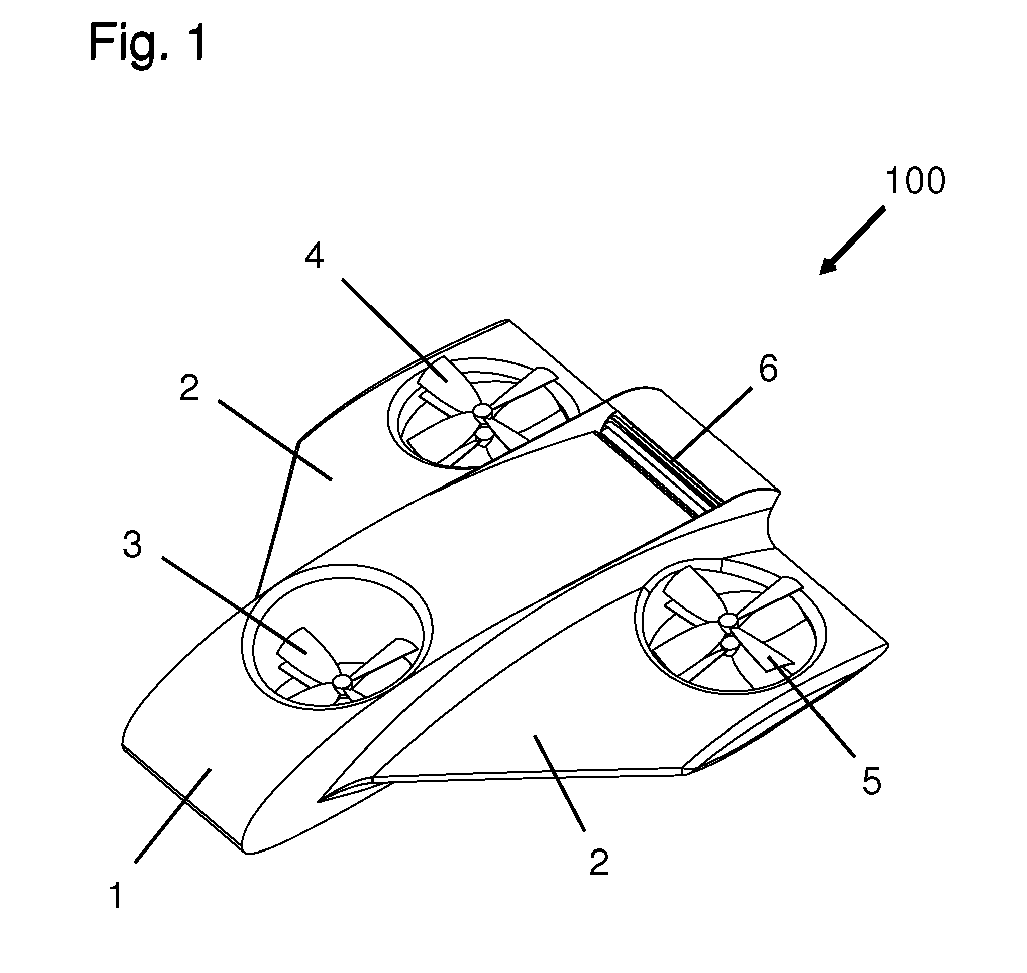 Hybrid Axial/Cross-Flow Fan Multi-Rotor Aerial Vehicle