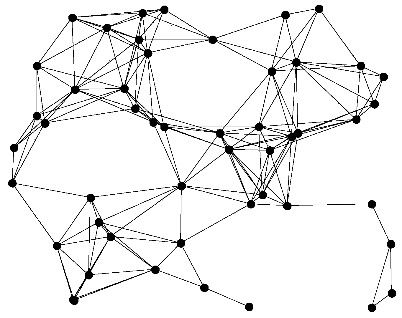 Topology control method for reducing inter-link interference