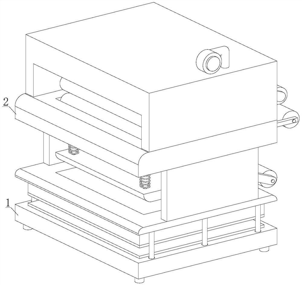 Leveling, ironing and wrinkle removing device for textile fabric