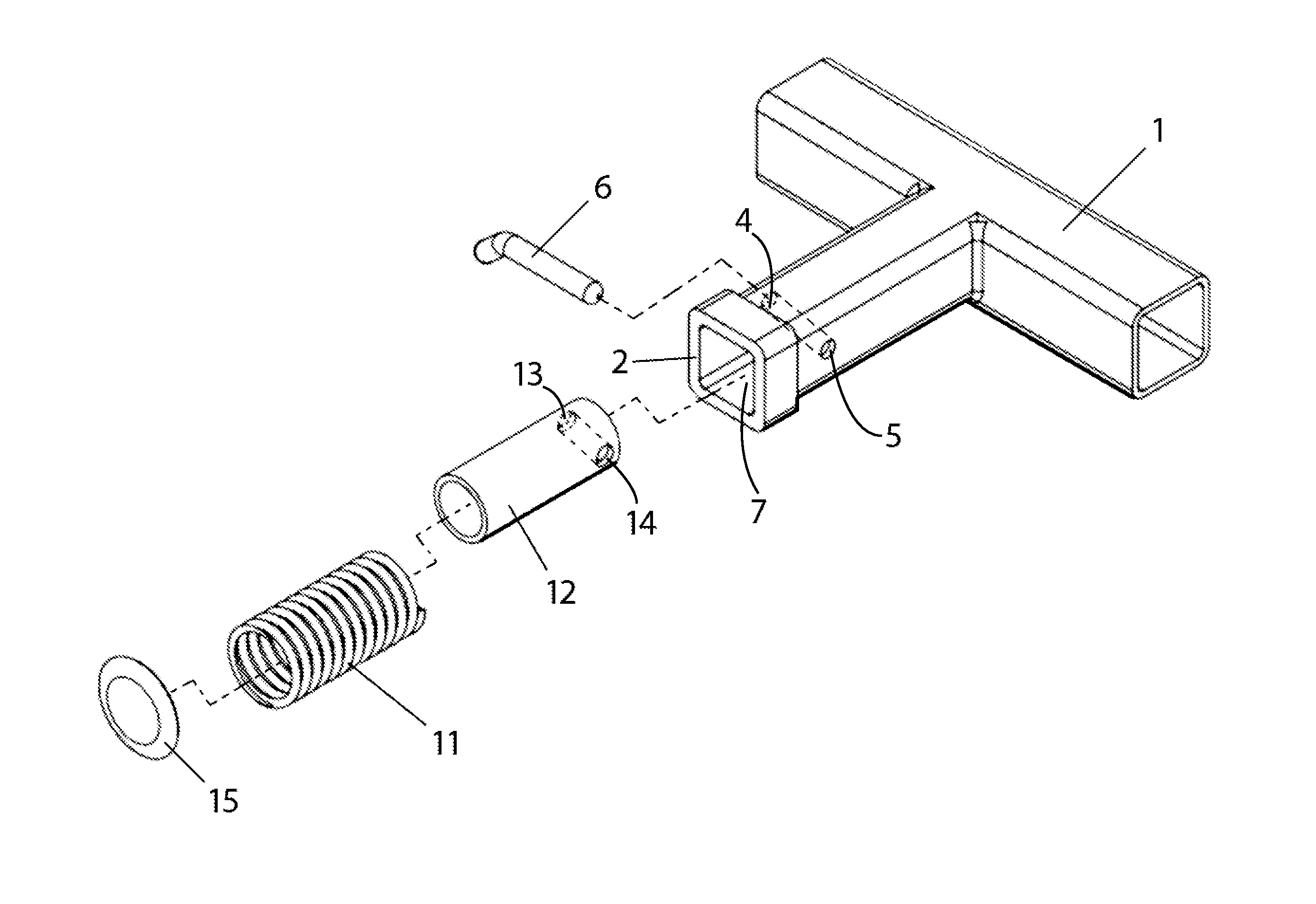 Shock Absorbing Trailer Hitch Attachment