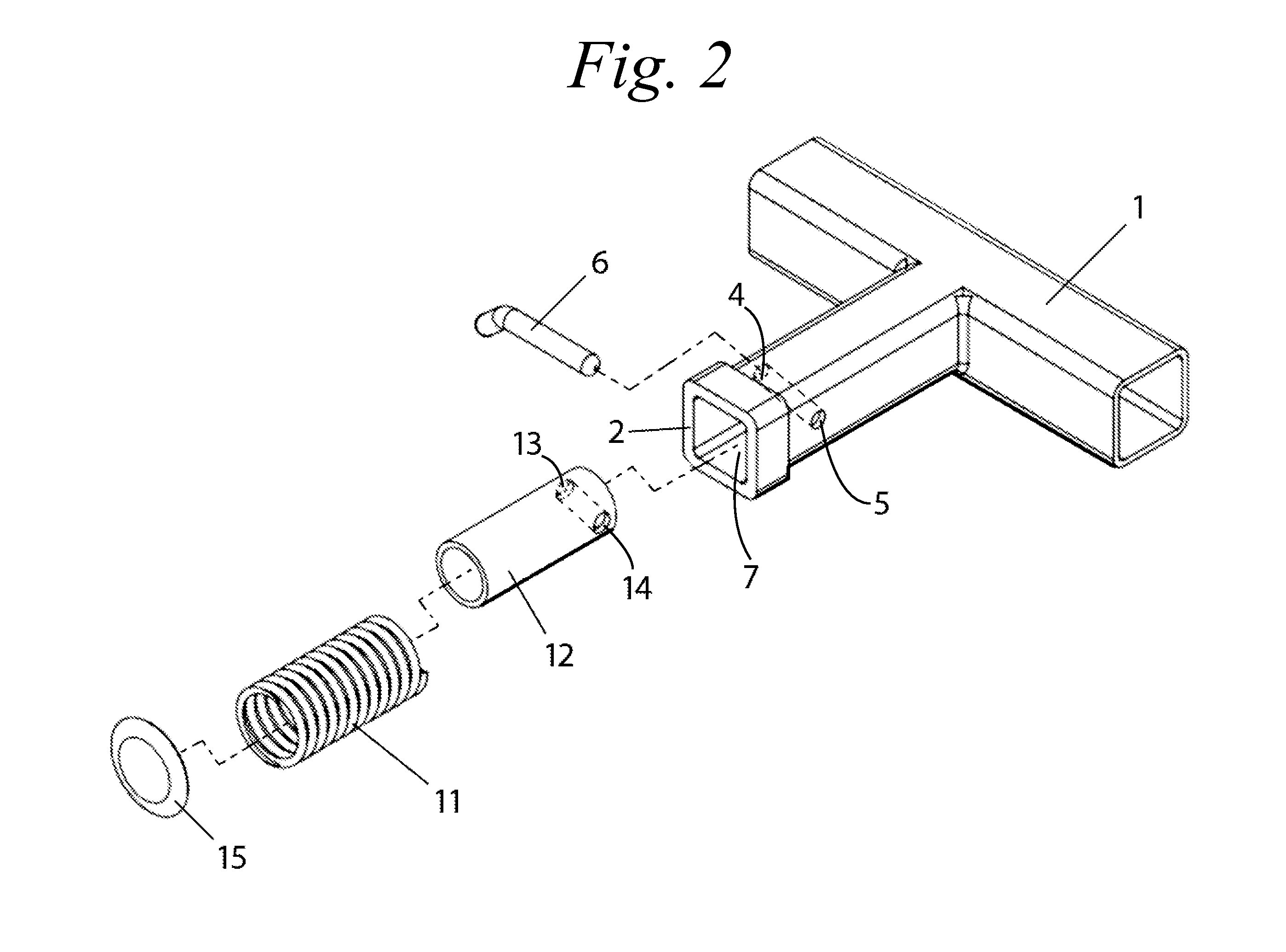 Shock Absorbing Trailer Hitch Attachment