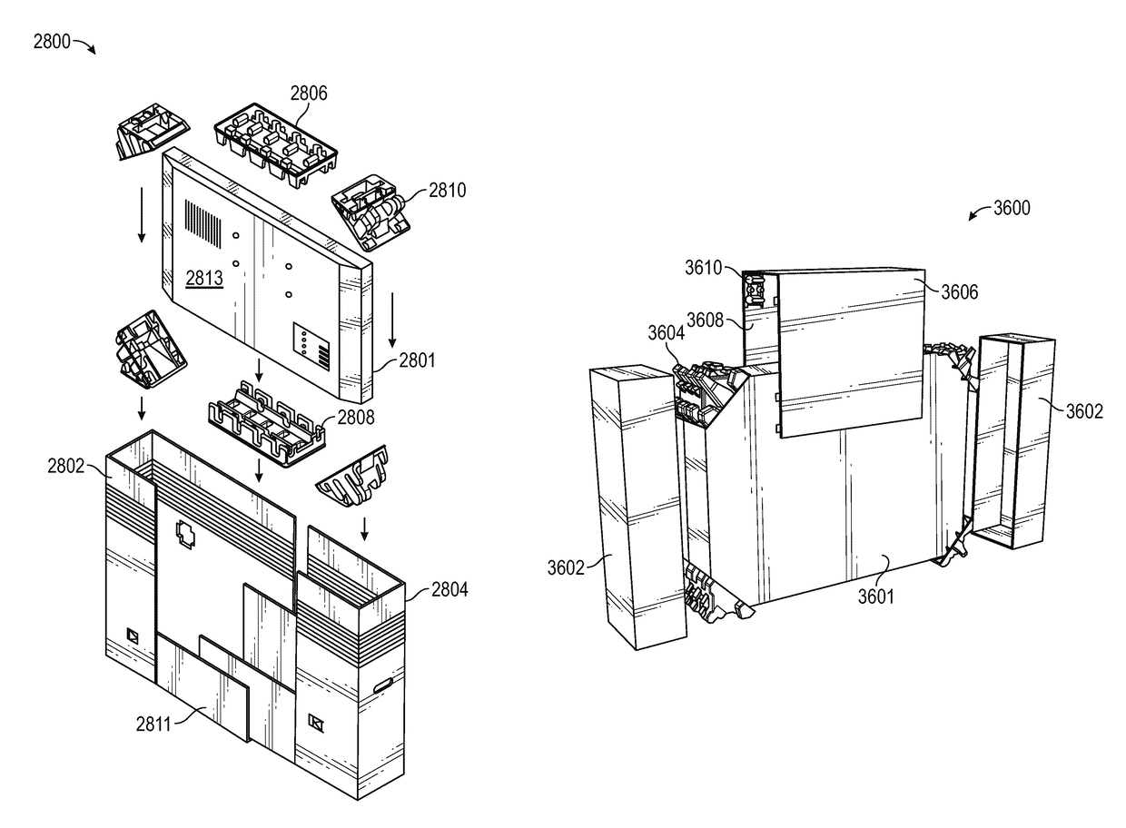 Methods and apparatus for manufacturing fiber-based, foldable packaging assemblies