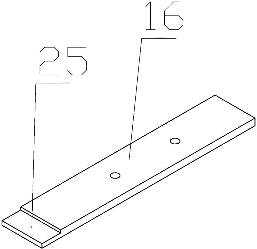 Pasting mechanism for bamboo pieces of bamboo mat and pasting device