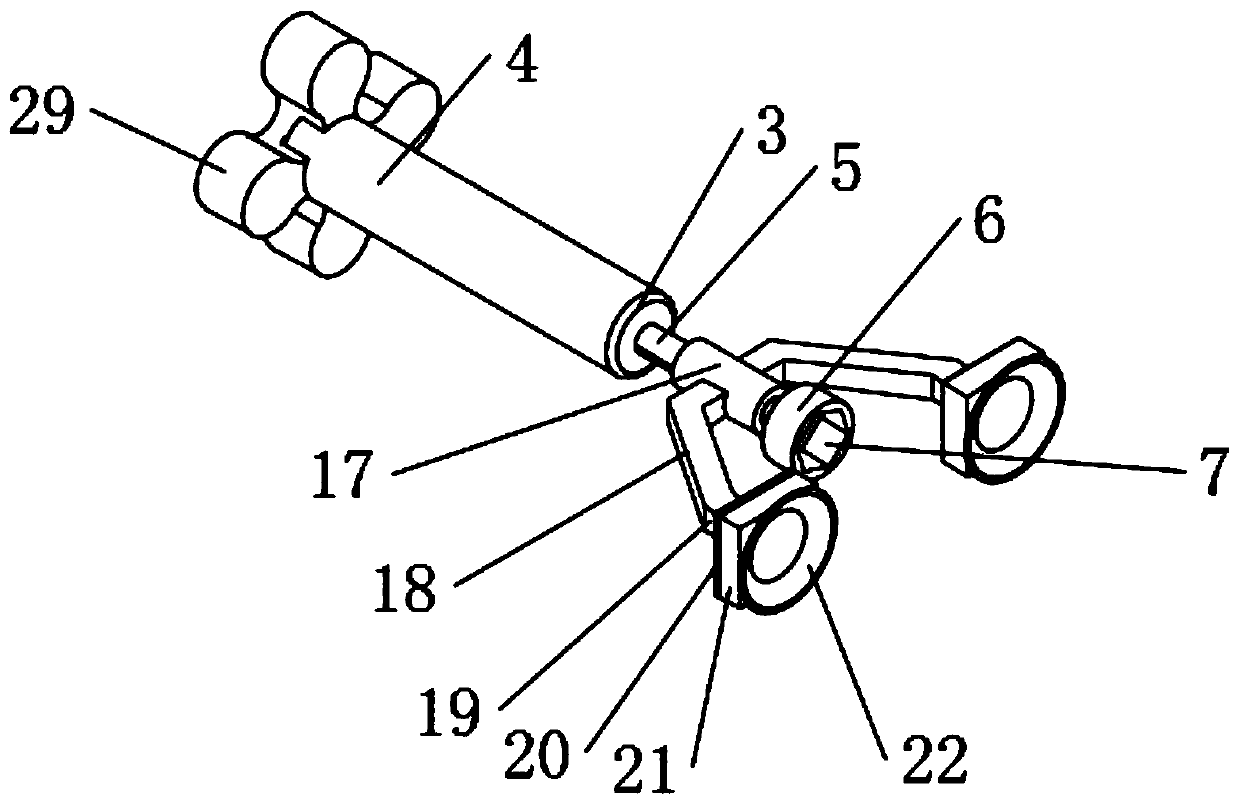 Nut fastening device used for power grid maintenance