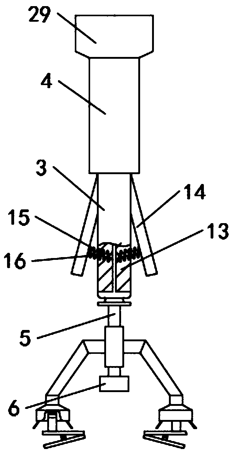 Nut fastening device used for power grid maintenance