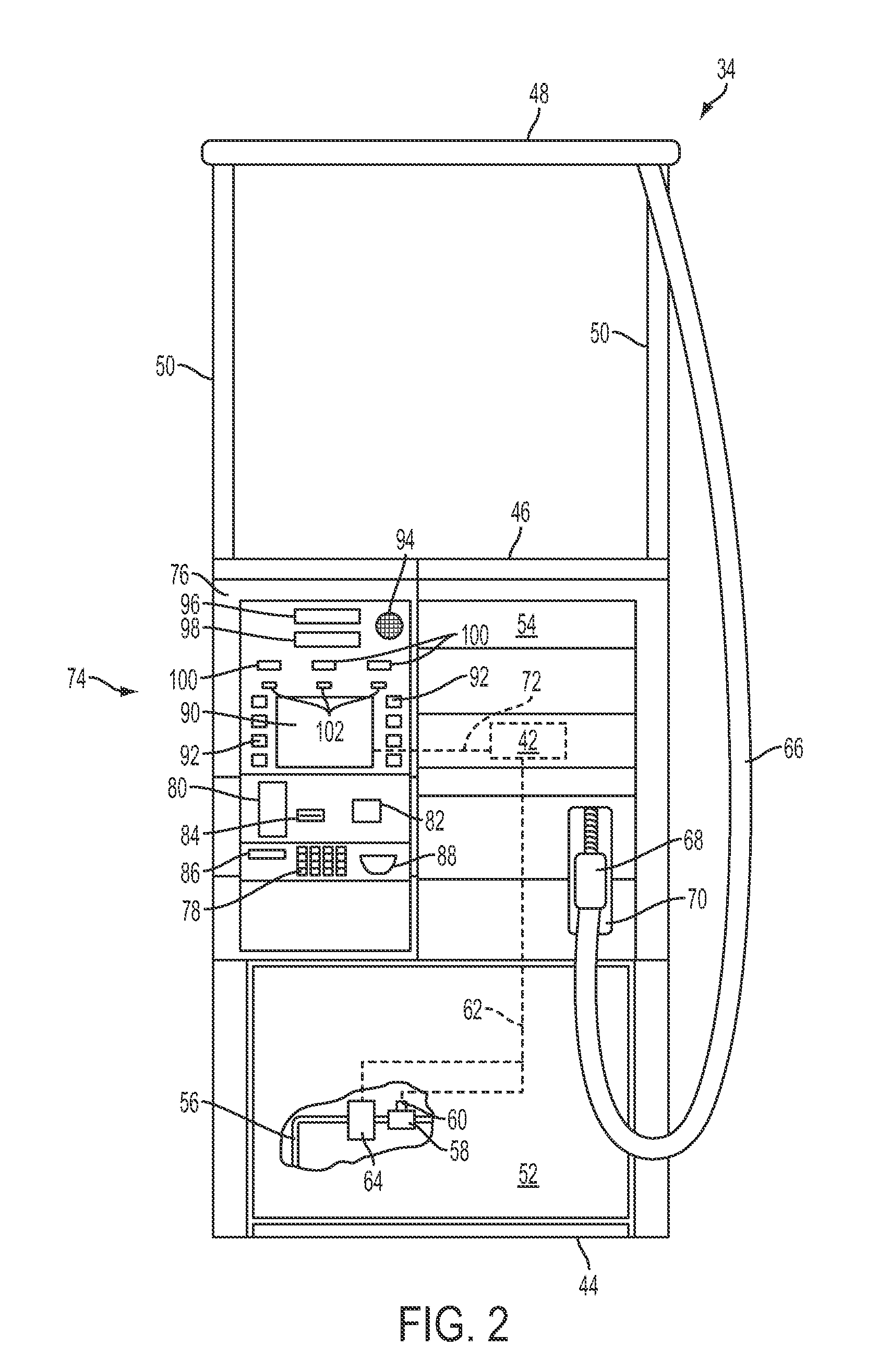 Fuel dispenser input device tamper detection arrangement