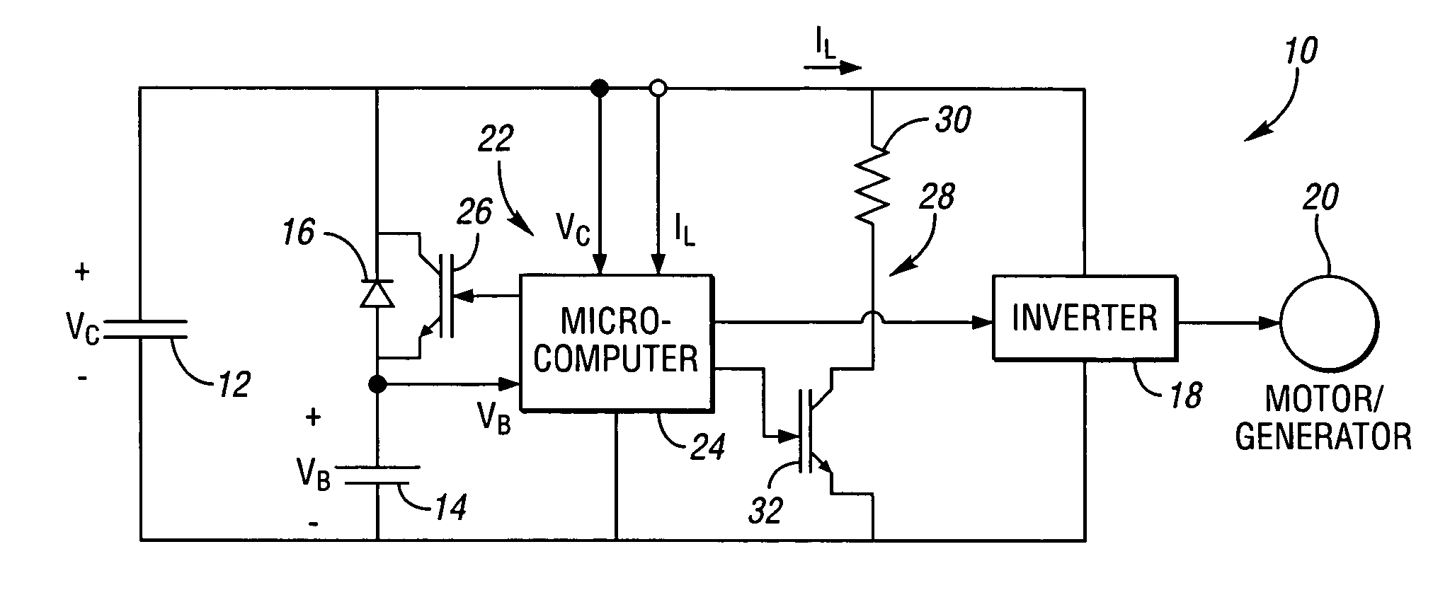 Energy storage system with ultracapacitor and switched battery