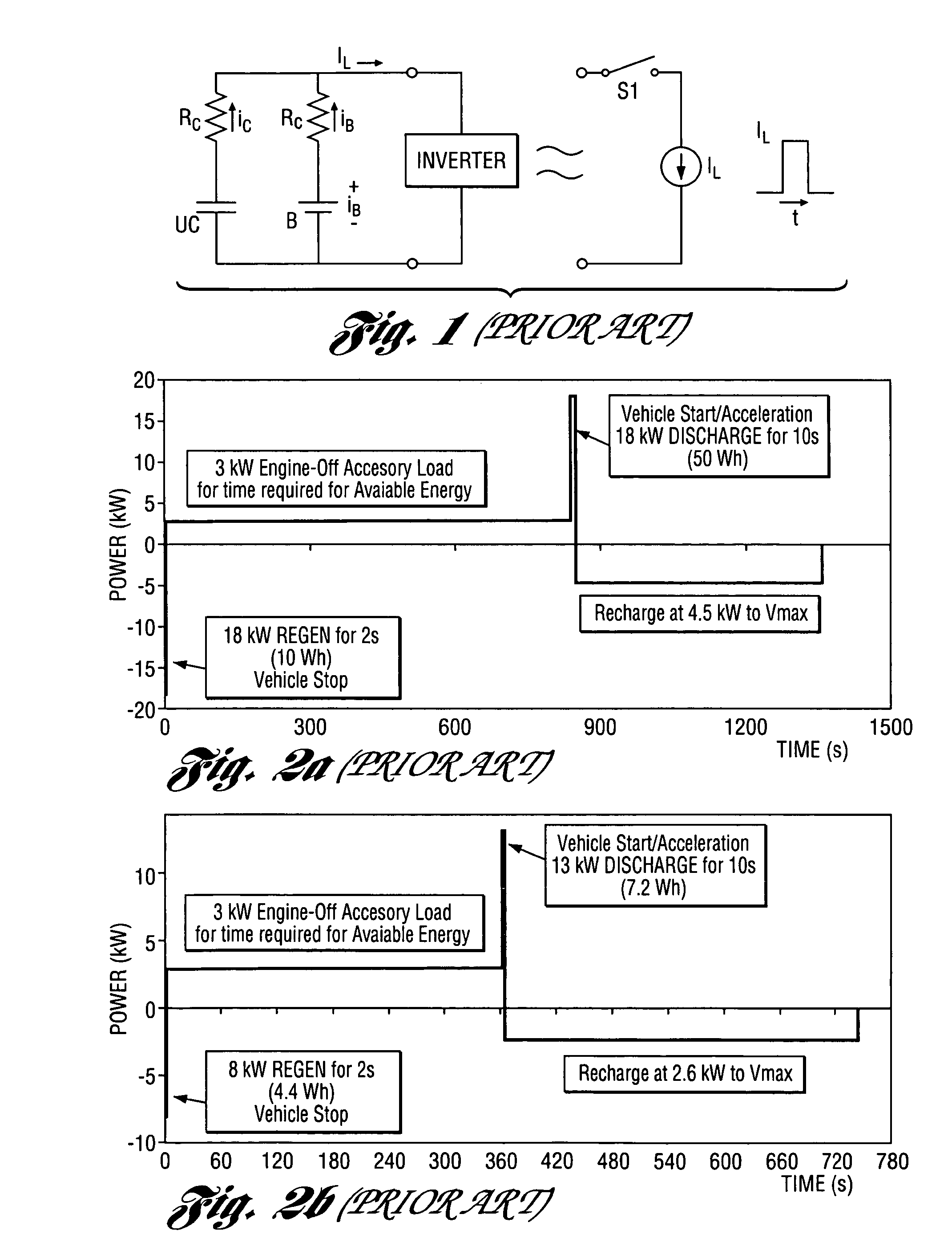 Energy storage system with ultracapacitor and switched battery