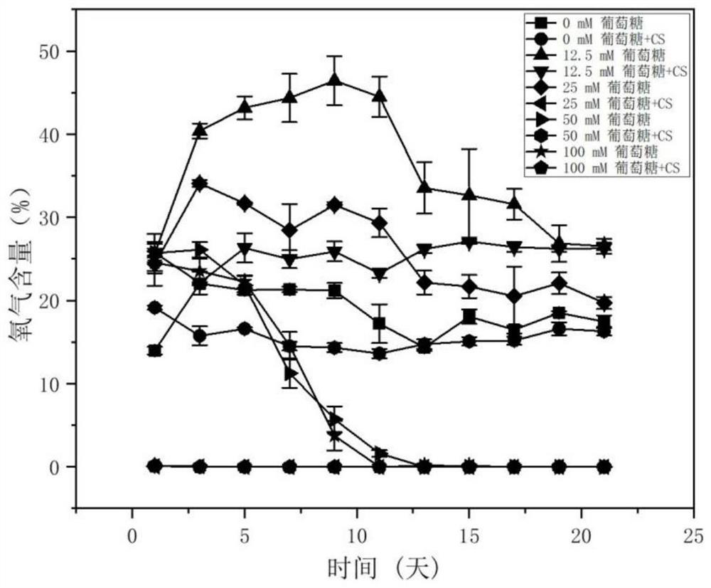 Preparation method and application of long-acting microalgae biological hydrogen production system