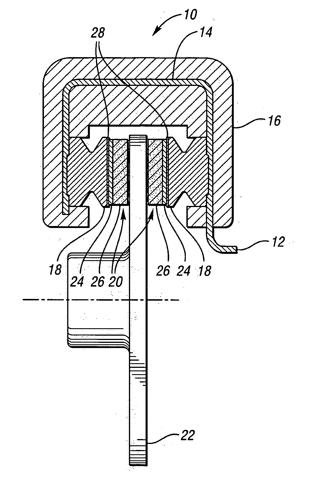 Control of brake noise by tuned mass dampers